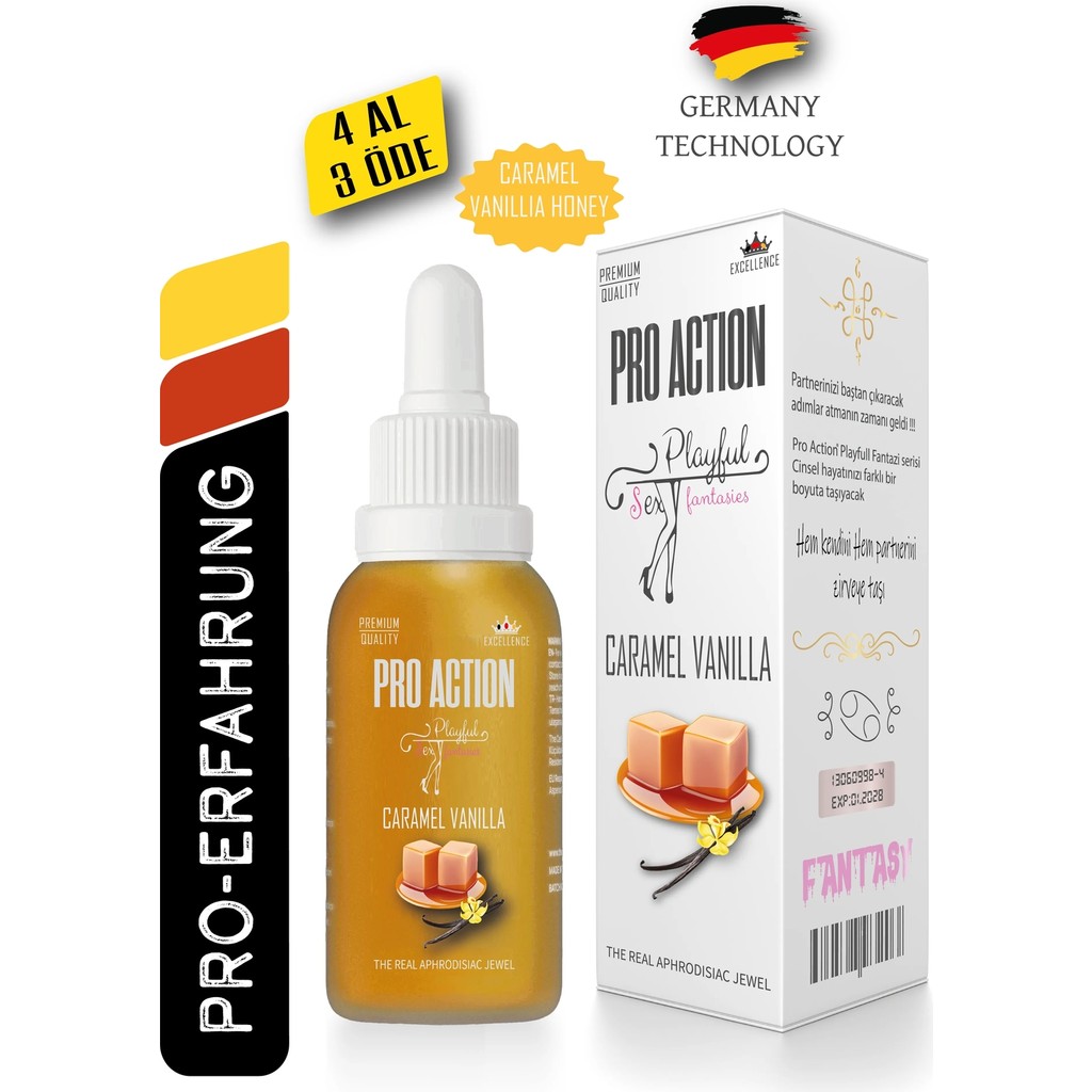 Pro Action 30 ml Karamel Vanilya Fantezi Jeli - 1 Diğer Fiyatı
