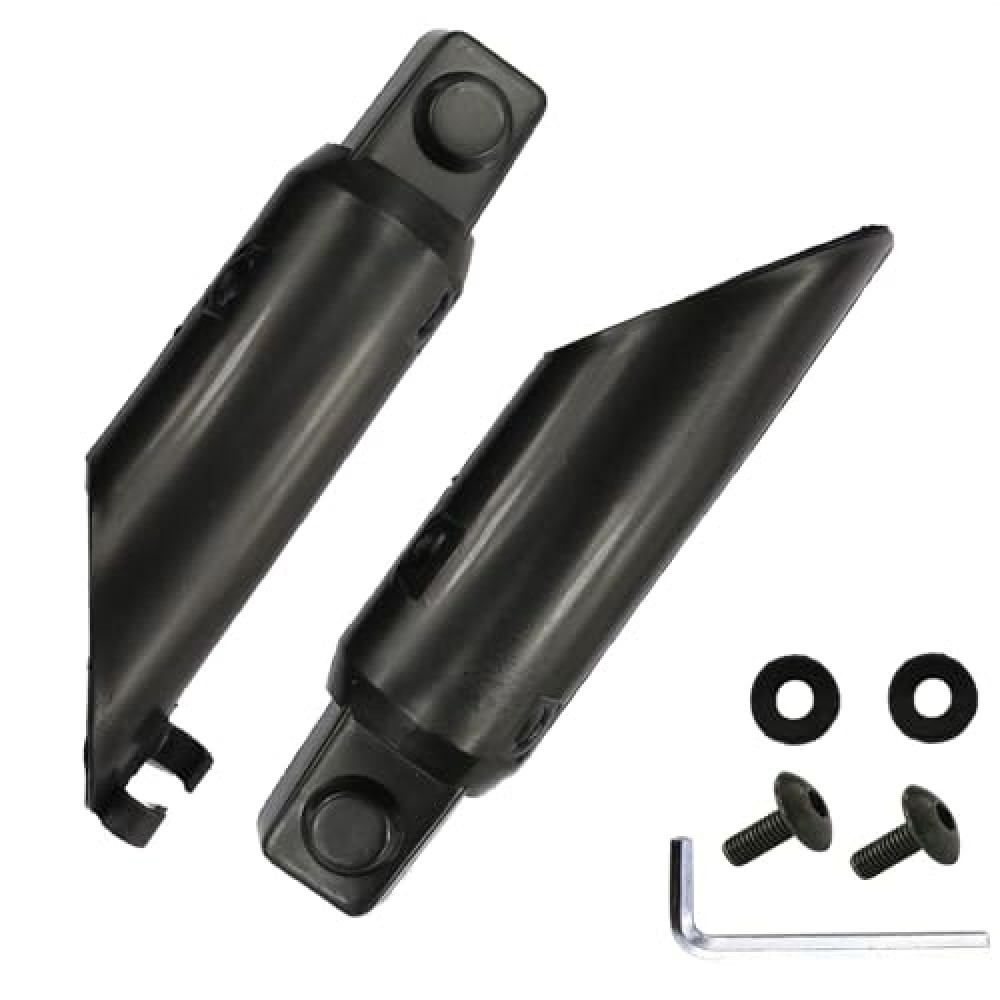 PRO BAT Front Fork Guard Suspension Cover Plastic Protector for CRF50 XR50 Pit Dirt Bike (Black)