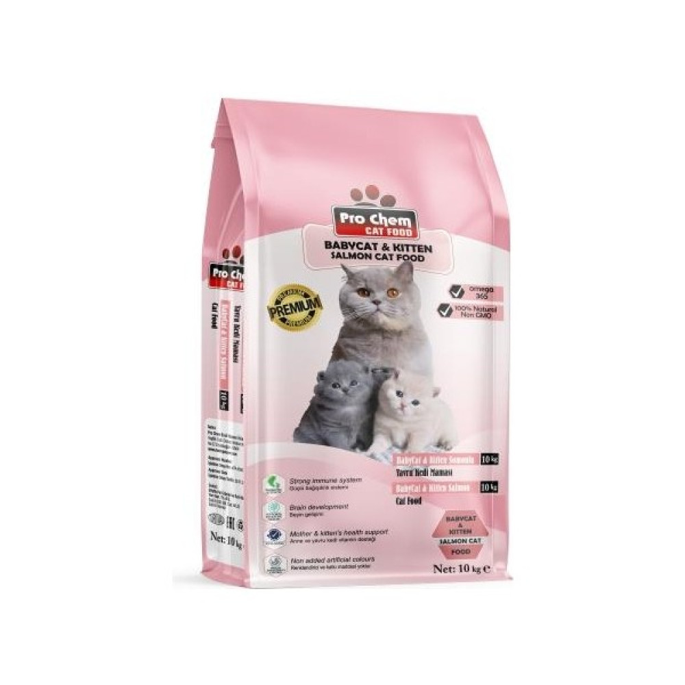 Pro Chem Babycat Kitten Somonlu Yavru Kedi Maması 10 kg Evcil Hayvan Ürünleri Fiyatı