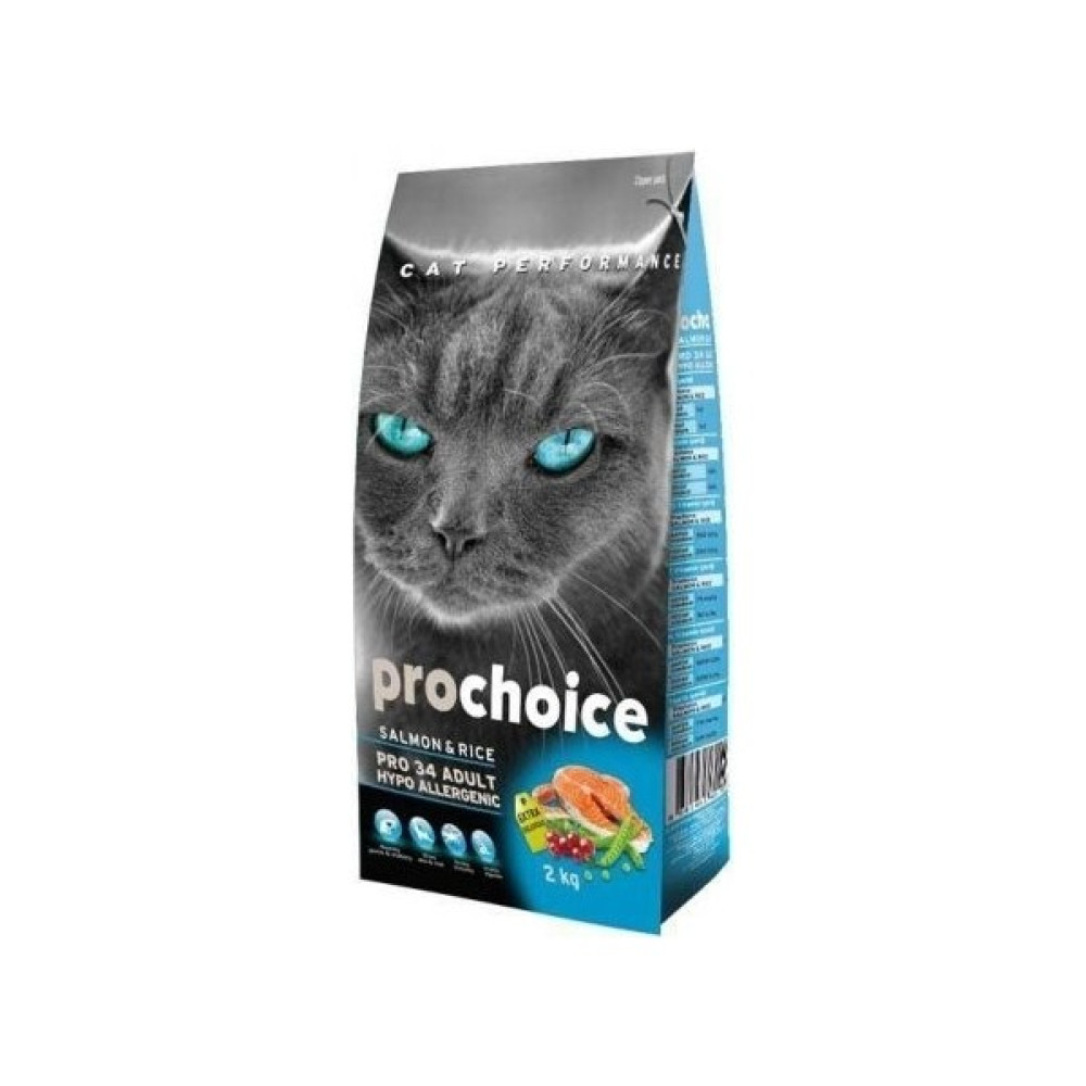 Pro Choice Pro 34 Adult Salmon Somonlu Yetişkin Kedi Maması 2kg Evcil Hayvan Ürünleri Fiyatı