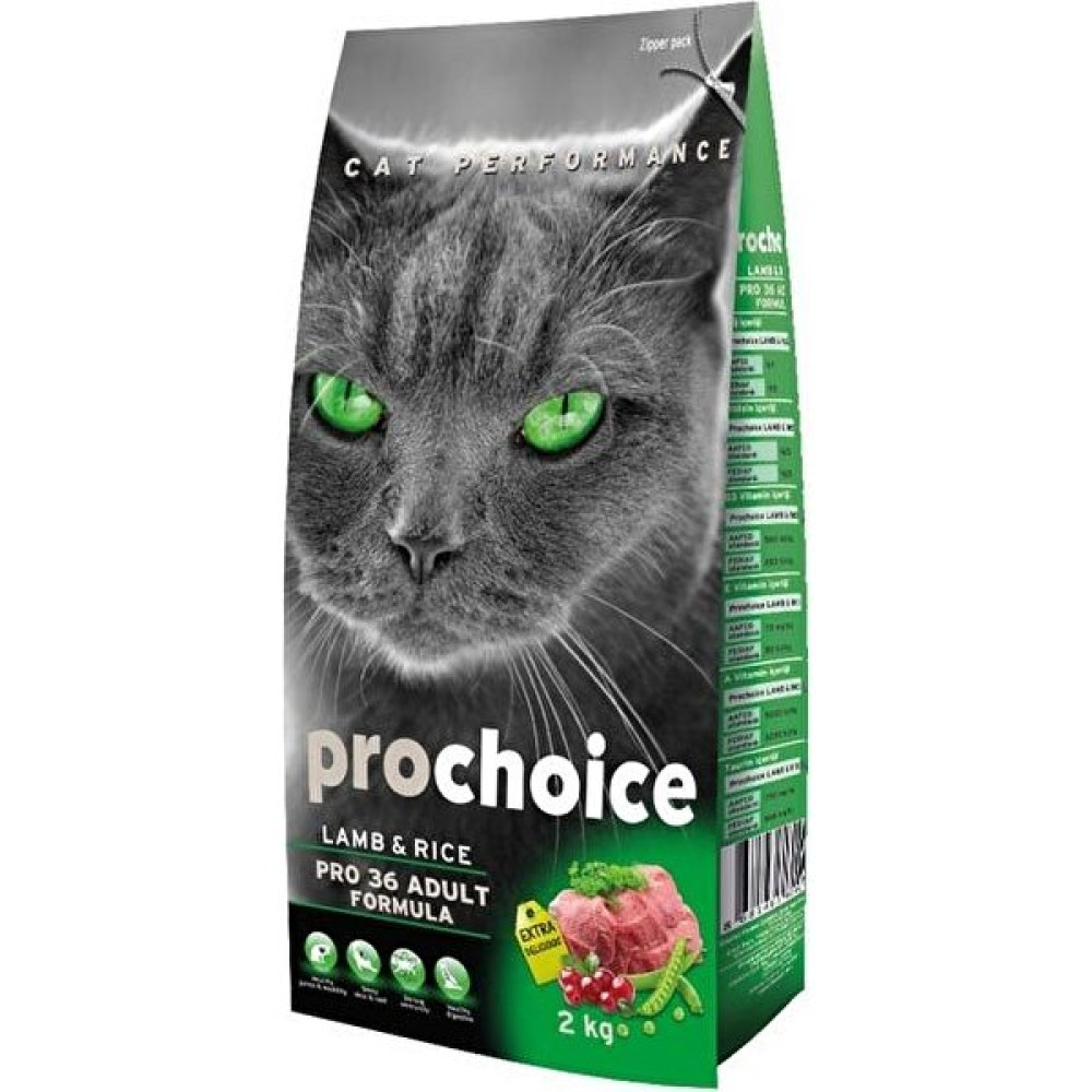 Pro Choice Pro 36 Yetişkin Kuzu Etli Kedi Kuru Maması 2 kg Evcil Hayvan Ürünleri Fiyatı