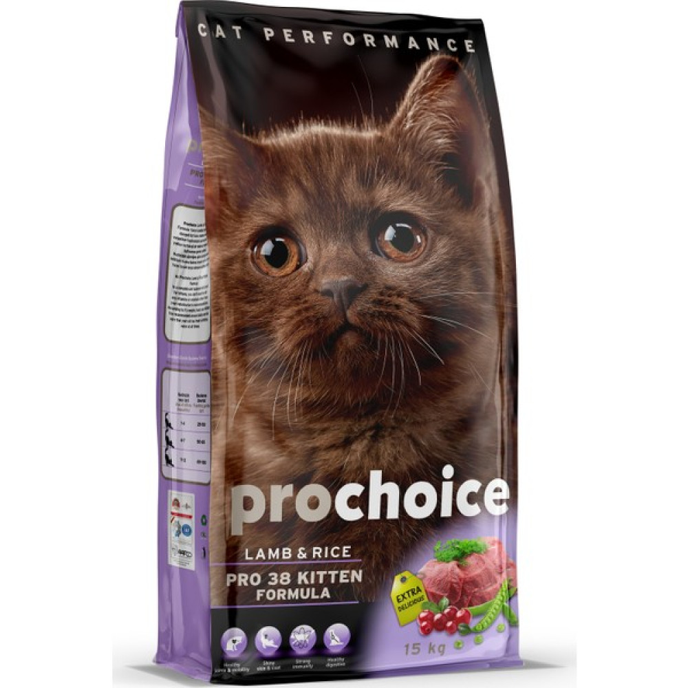 Pro Choice Pro 38 Kuzulu Ve Pirinçli Yavru Kedi Maması 15 Kg Evcil Hayvan Ürünleri Fiyatı