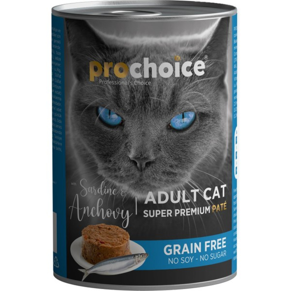 Pro Choice Prochoice Sardalyalı ve Hamsili Yetişkin Kedi Konservesi 400 gr Evcil Hayvan Ürünleri Fiyatı