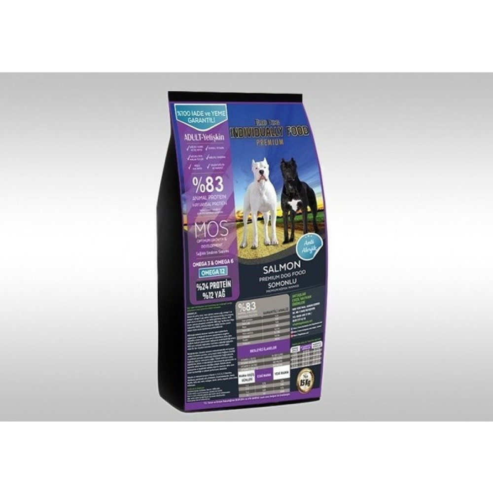 Pro Dog Individually Somonlu Premium Yetişkin Köpek Maması 15KG Evcil Hayvan Ürünleri Fiyatı