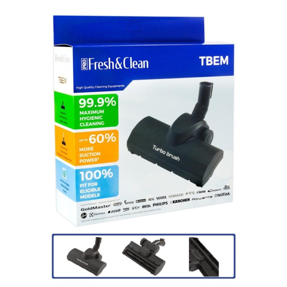 Pro Fresh & Clean Samsung Vc07r302mvp Uyumlu Turbo Emici Başlık Elektrikli Süpürge Aksesuarları Fiyatı