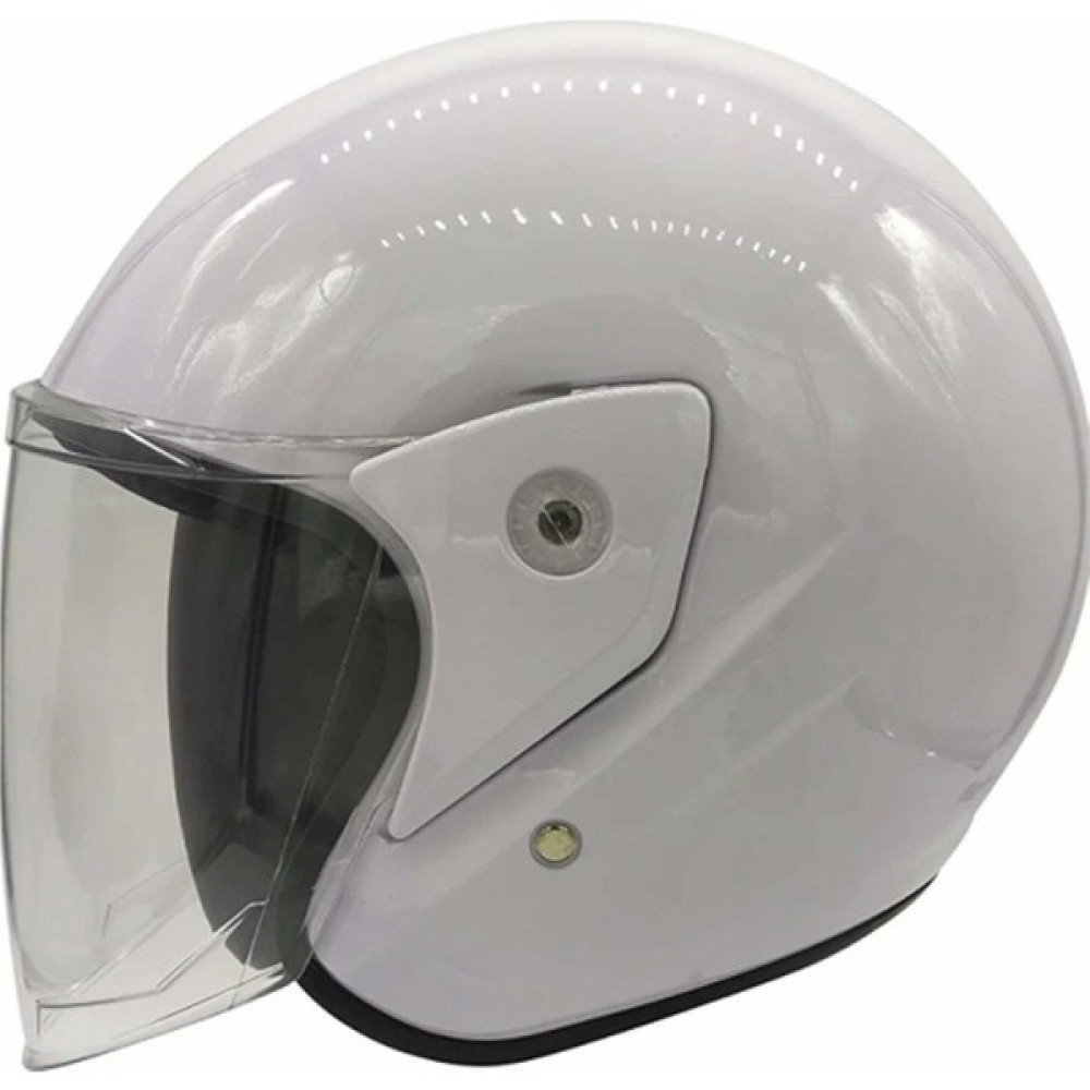 Pro Helmet F-022 Yarım Kask Beyaz L Motorsiklet Kaskları Fiyatı