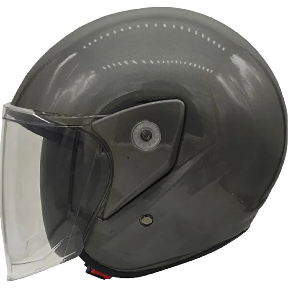 Pro Helmets F022 Yarım Motosiklet Kaskı Parlak Siyah - Füme Motorsiklet Kaskları Fiyatı