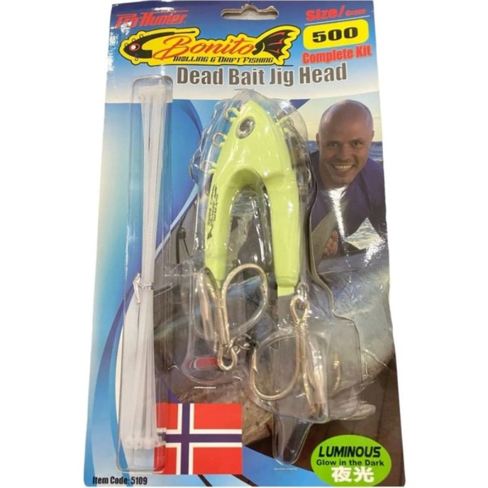 Pro Hunter Bonito Jig Head Glow Canlı Yem Daldırıcısı 500 gr - Lumınous Glow - LUMINOUS GLOW Oto Boyaları Fiyatı