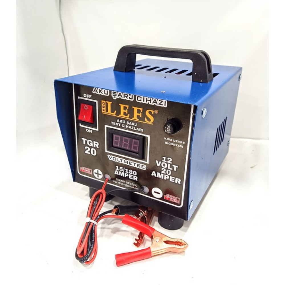 Pro Lefs Akü Şarj Cihazı 12 V 20 Amper Dijital Göstergeli 180 Ampere Kadar Şarj Akü Şarj Edici Fiyatı