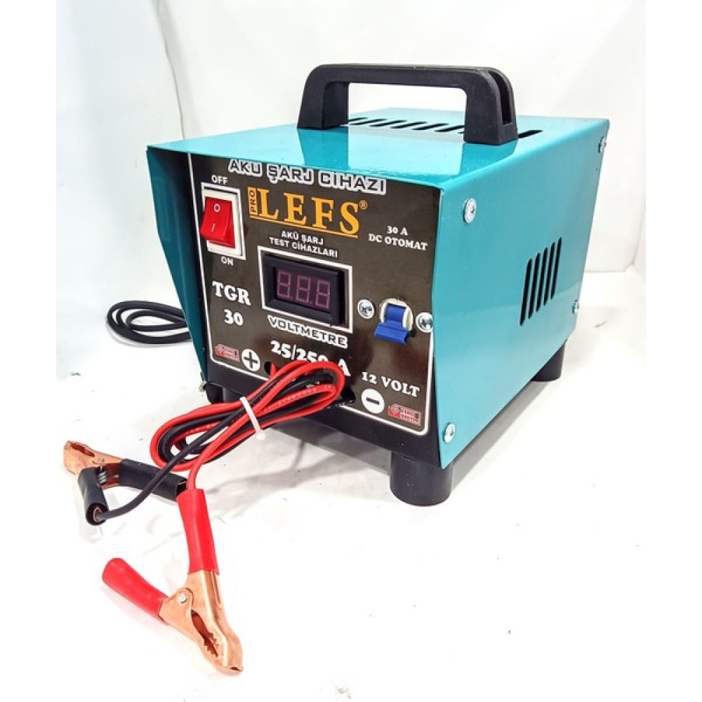 Pro Lefs Akü Şarj Cihazı 12 Volt 30 Amper Dijital Göstergeli 250 Ampere Kadar Şarj Akü Şarj Edici Fiyatı