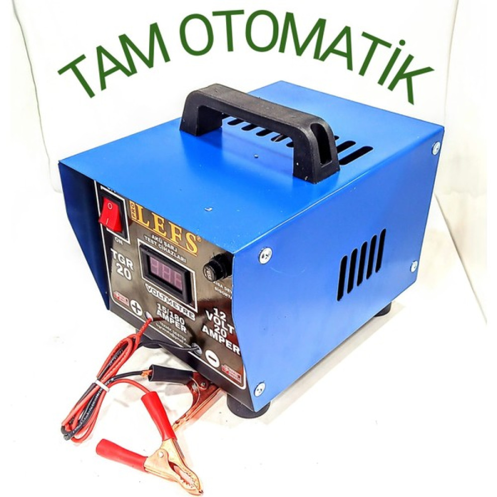 Pro Lefs Tam Otomatik Akü Şarj Cihazı 12 V 20 Amper Dijital Göstergeli 180 Ampere Kadar Şarj Akü Şarj Edici Fiyatı