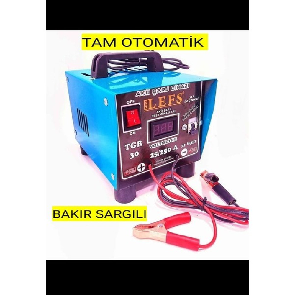 Pro Lefs Tam Otomatik Bakır Sargı 12 V 30 Amper 250 Ampere Kadar Şarj Oto Boyaları Fiyatı