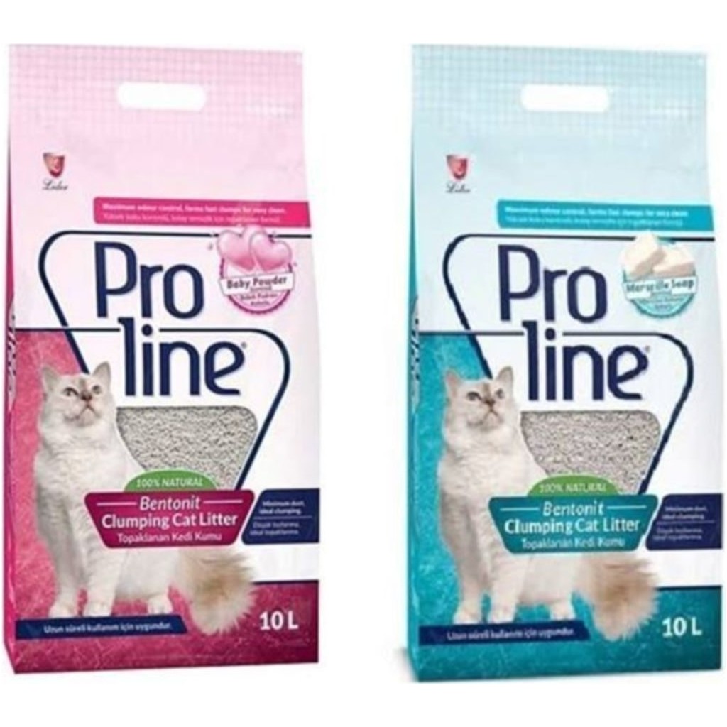 Pro Line Doğal Topaklanan Baby Powder ve Marsilya Sabunlu Kedi Kumu 10 Lt * 2 Adet Evcil Hayvan Ürünleri Fiyatı