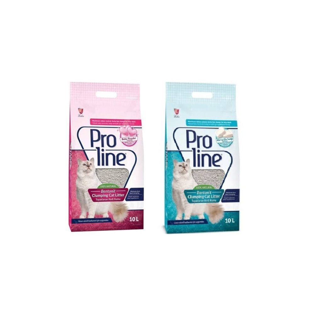 Pro Line Proline Doğal Topaklanan Baby Powder Ve Marsilya Sabunlu Kedi Kumu 10 lt 2 Adet Evcil Hayvan Ürünleri Fiyatı