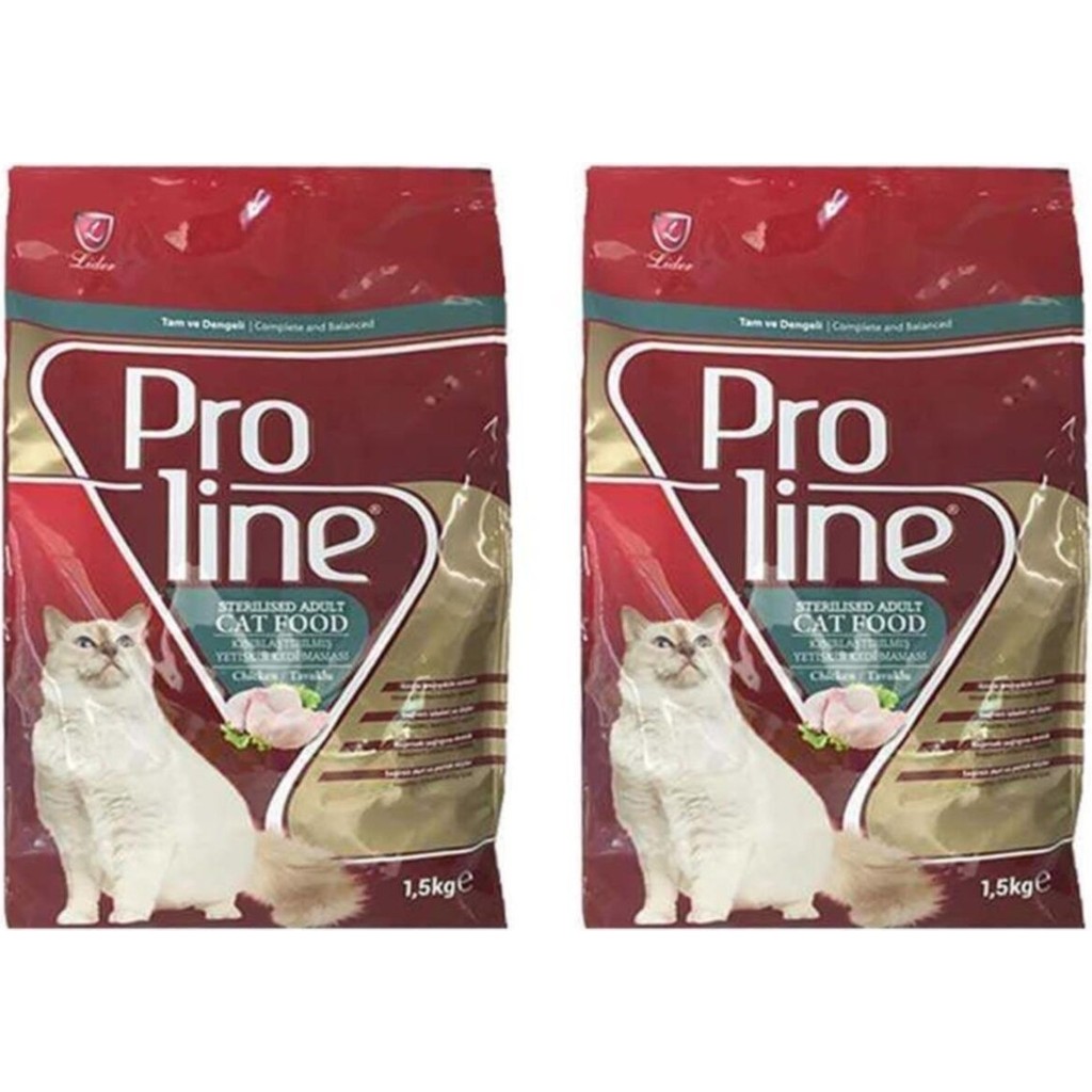 Pro Line Sterilised Kısır Kedi Maması 1,5 kg 2 Adet Evcil Hayvan Ürünleri Fiyatı