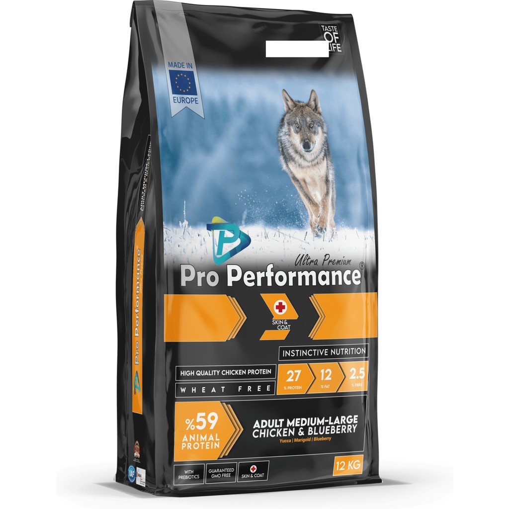 Pro Performance Adult Med.&Larg.Chıc&Bluebry 12KG - ADET Evcil Hayvan Ürünleri Fiyatı