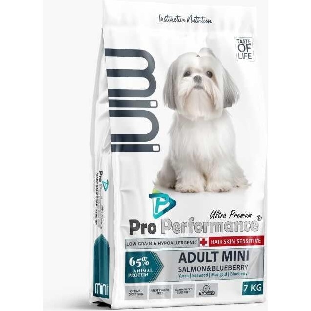 Pro Performance Küçük Irk Yetişkin Köpek Maması 7 kg Somonlu ve Yaban Mersinli Hipoalerjenik Evcil Hayvan Ürünleri Fiyatı