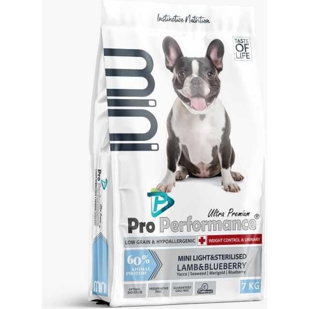 Pro Performance Light & Kısırlaştırılmış Mini Irk Kuzu Etli ve Yaban Mersinli Köpek Maması 7 kg Evcil Hayvan Ürünleri Fiyatı