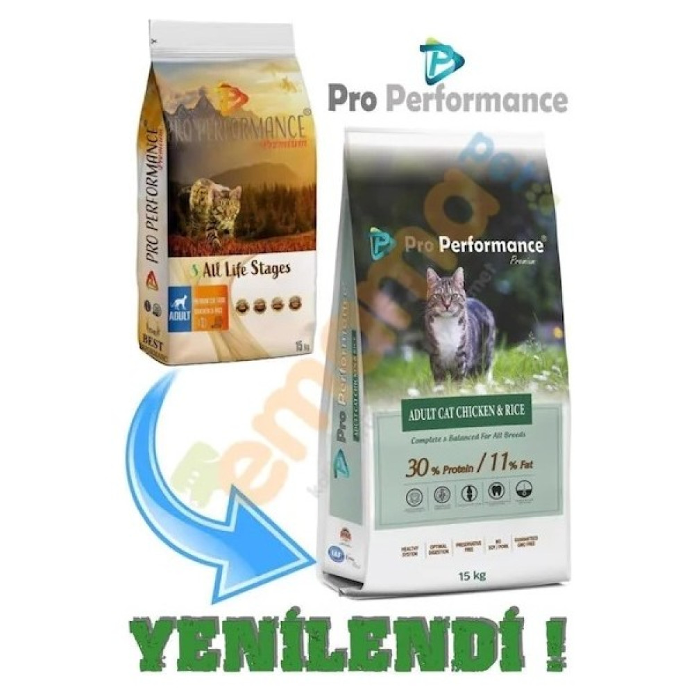 Pro Performance Premium Tavuk, Biftek ve Karidesli Yetişkin Kedi Maması 15kg Evcil Hayvan Ürünleri Fiyatı