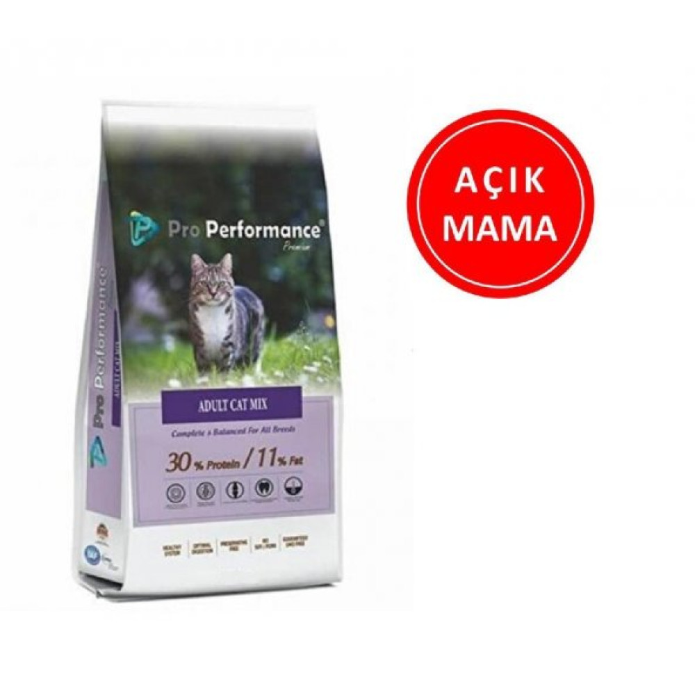 Pro Performance Tavuk-Sigir-Karidesli Mix Kedi Mamasi 1 Kg Acık Evcil Hayvan Ürünleri Fiyatı