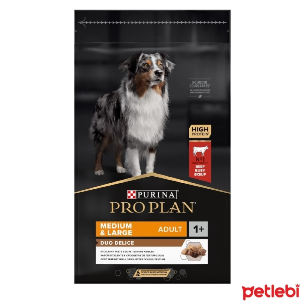 Pro Plan Duo Delice Parça Etli Biftekli Orta ve Büyük Irk Yetişkin Köpek Maması 10kg Evcil Hayvan Ürünleri Fiyatı
