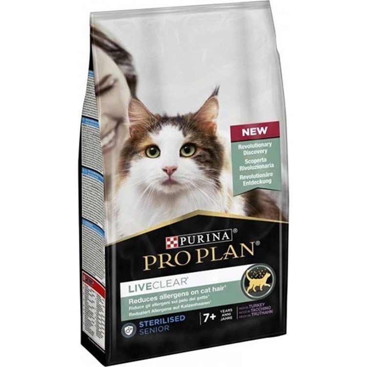 Pro Plan Liveclear Hindi Etli Kedi Maması 1,4 kg Kısırlaştırılmış +7 Yaş Üzeri Alerjen Azaltan Evcil Hayvan Ürünleri Fiyatı