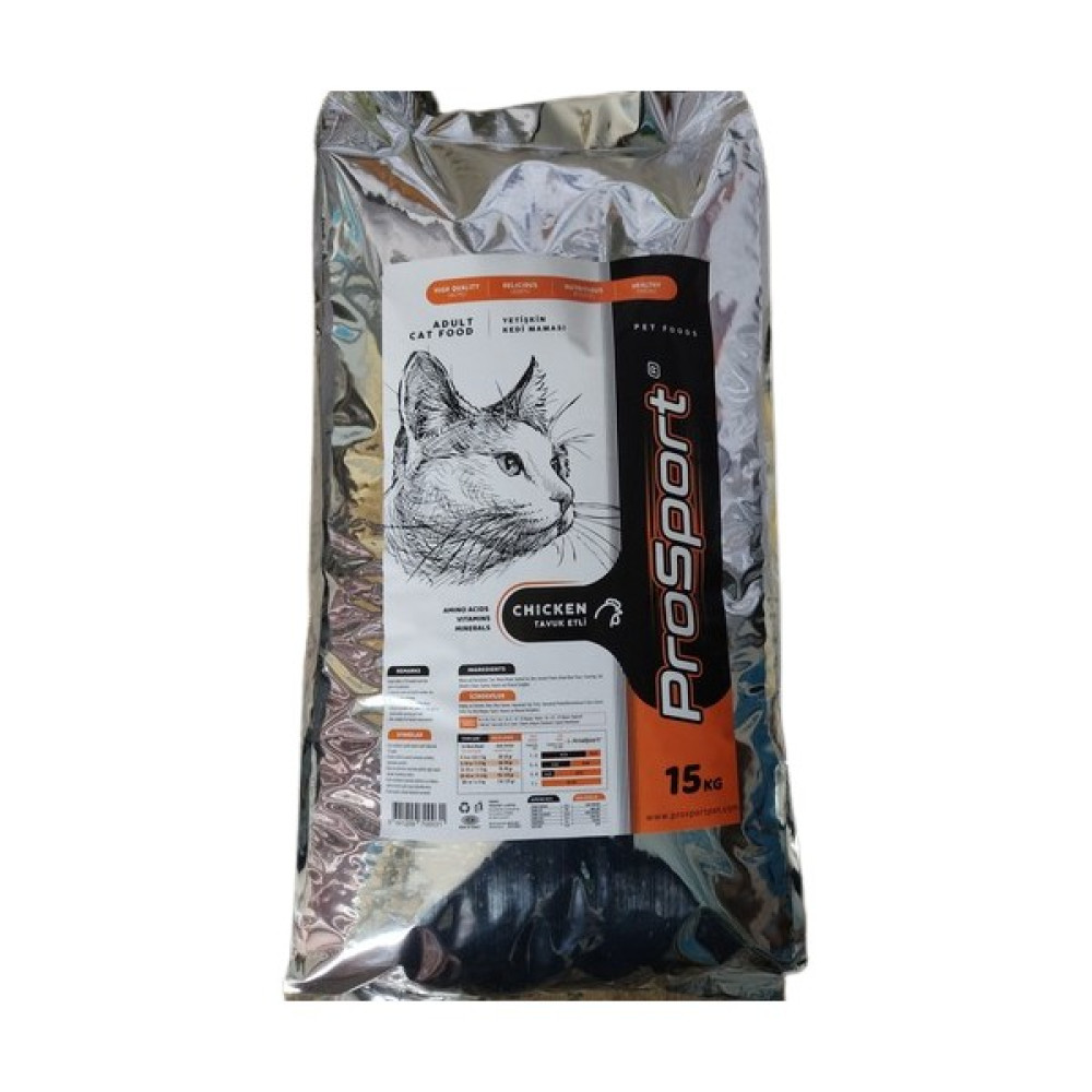 Pro Sport Tavuklu Yetişkin Kedi Maması 15 kg Evcil Hayvan Ürünleri Fiyatı