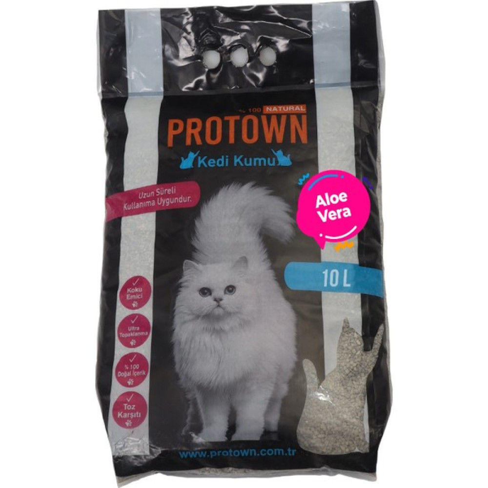 Pro Town 10LITRE Protown Aleo Vera Kedi Kumu Evcil Hayvan Ürünleri Fiyatı