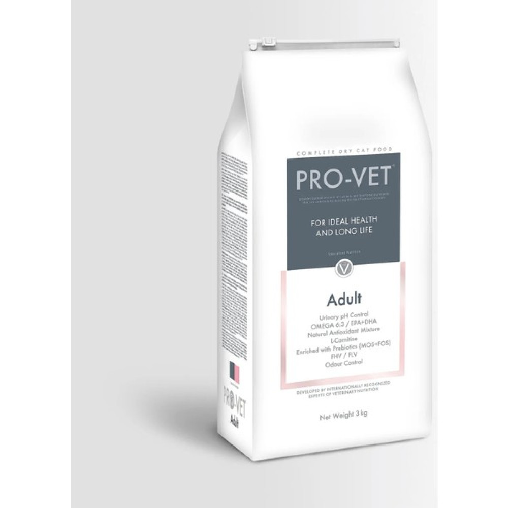 Pro-Vet® Adult Yetişkin Kısırlaştırılmış Veteriner Kuru Kedi Maması 3 kg Evcil Hayvan Ürünleri Fiyatı