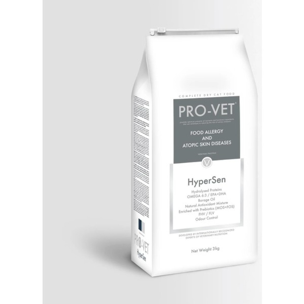 PRO-VET Hypersen Veteriner Diyet Hipoalerjenik Kedi Maması 3 kg Evcil Hayvan Ürünleri Fiyatı