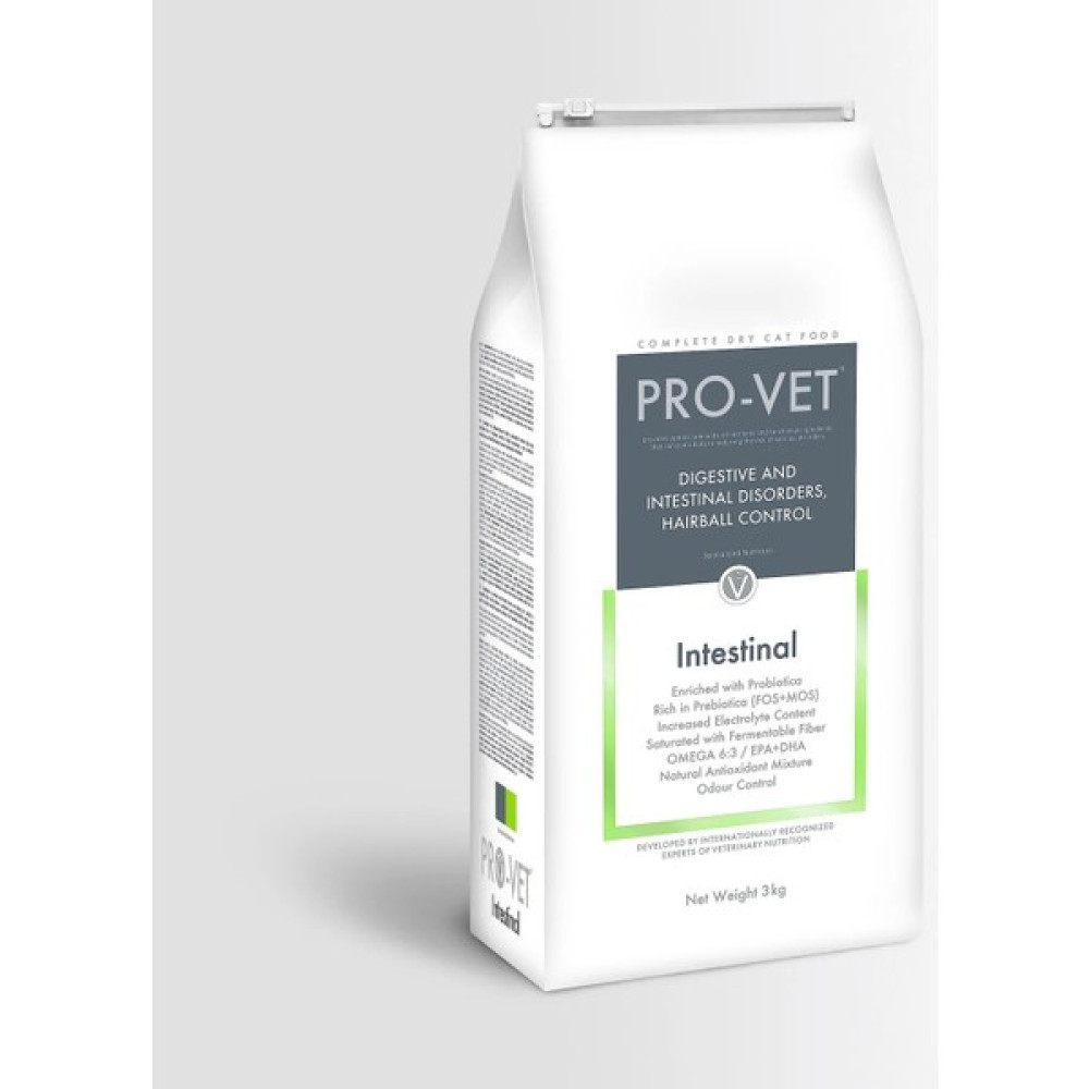 Pro-Vet® Intestinal Veteriner Diyet Sindirim Sistemi Destekleyici Gastrointestinal Kedi Maması 3 kg Evcil Hayvan Ürünleri Fiyatı