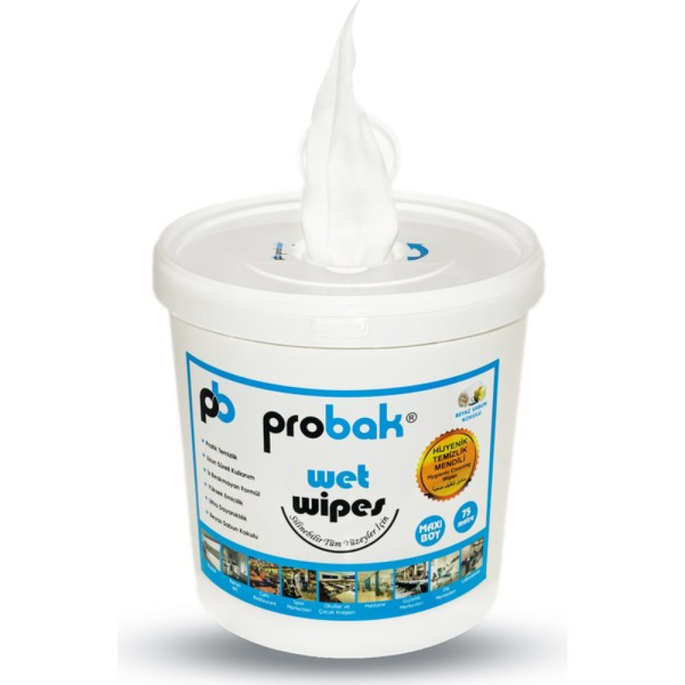 Probak Wet Wipes Islak Kova Mendil Beyaz Sabun Kokulu 75 mt (300 Adet) Oto Boyaları Fiyatı