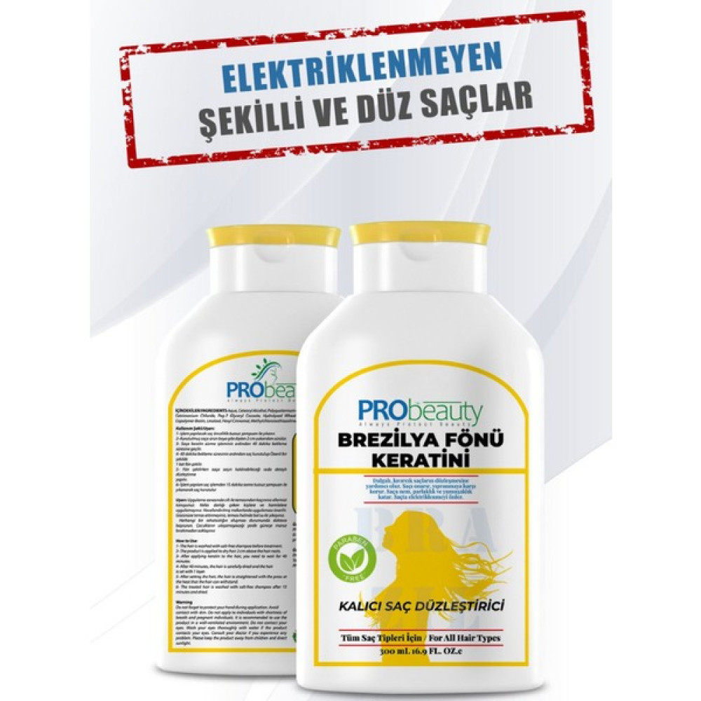 PRObeauty Brezilya Fönü Keratini Saç Düzleştirme Keratin Bakım Onarımı 300 ml Saç Şekillendirici Krem Fiyatı