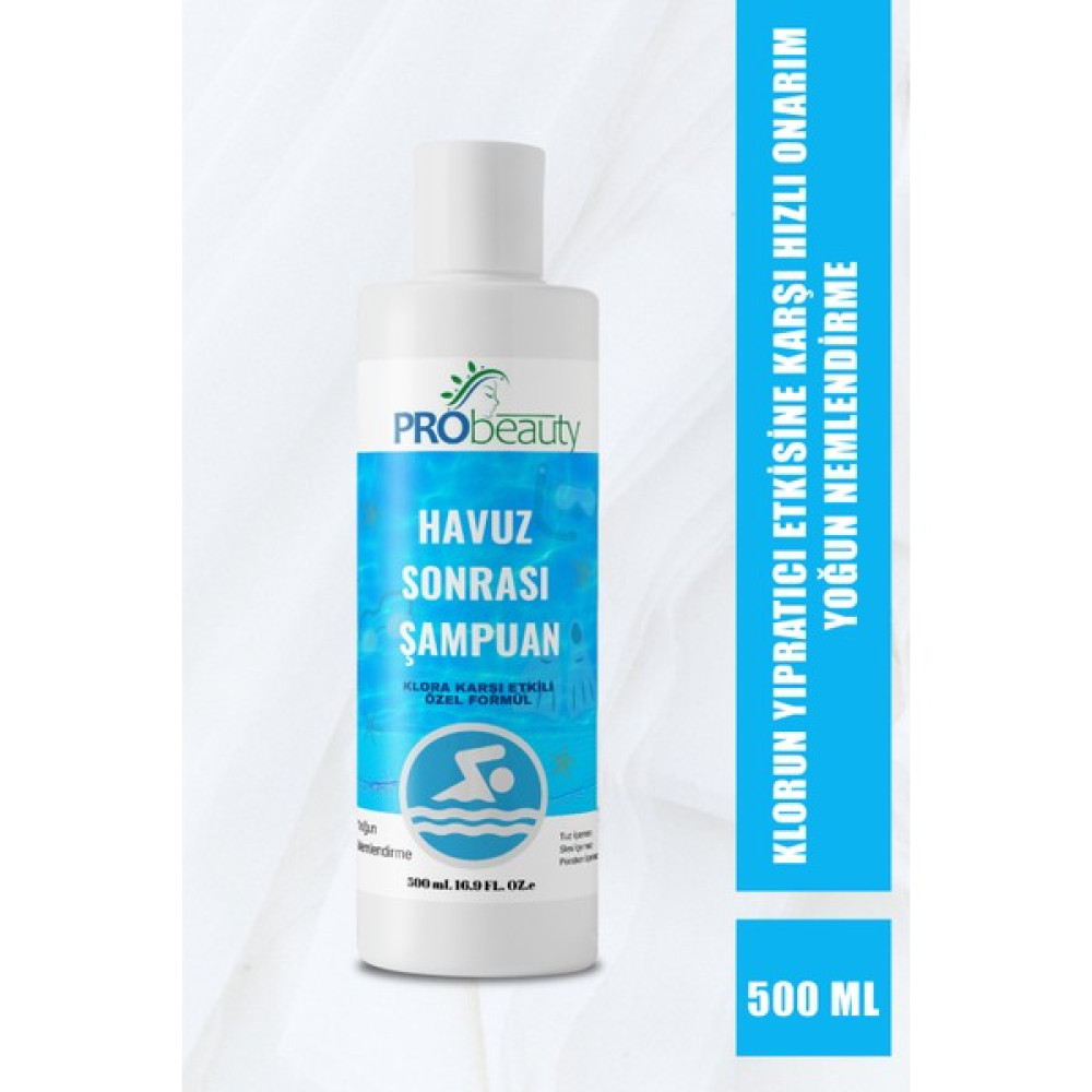 PRObeauty Havuz Sonrası Şampuan - Klora Karşı Etkili Nemlendirici Hyaluronic Yüzücü Şampuanı 500 ml Şampuan ve Saç Kremi Fiyatı
