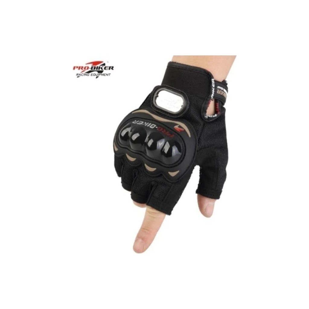 Probiker Korumalı Yarım Eldiven Siyah XXL – Motosiklet Scooter Eldiveni - 2XL Scooter Fiyatı