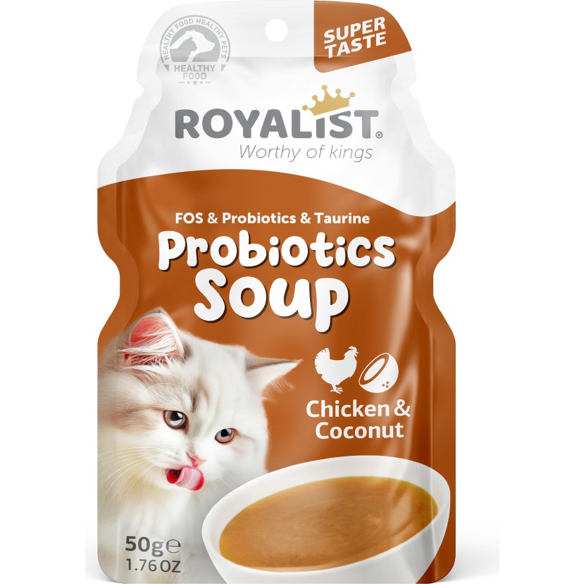 Probiyotik Tavuklu & Hindistan Cevizli Kedi Çorbası 50 gr 4'lü Diğer Fiyatı