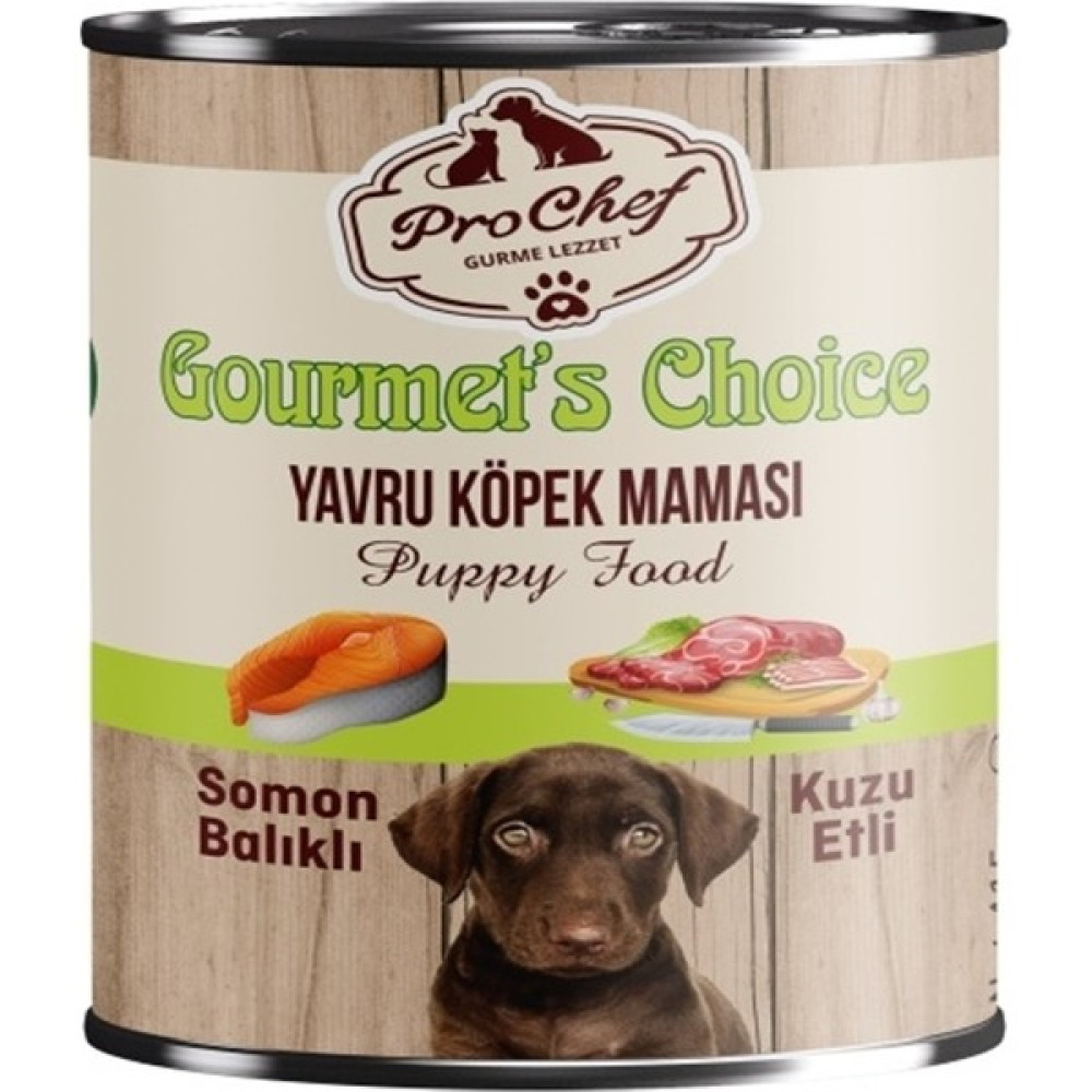 Prochef 24 Adet Gourmet's Choice Yavru Köpek Maması | 415 gr Somon Balıklı & Kuzu Etli Konserve Yaş Mama Evcil Hayvan Ürünleri Fiyatı