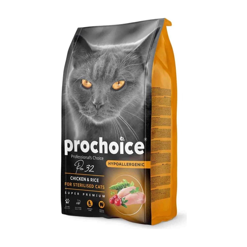 ‎Prochoice Prochoice Pro 32 Tavuklu Kısırlaştırılmış Yetişkin Kedi Maması 2 kg - Tavuk Evcil Hayvan Ürünleri Fiyatı