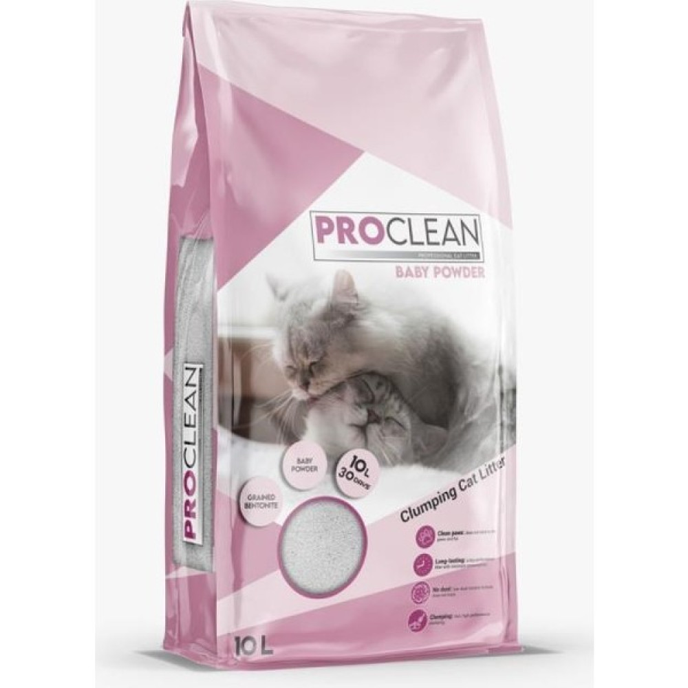 Proclean Bebek Pudrası Kedi Kumu 10 Lt Ince Tane Evcil Hayvan Ürünleri Fiyatı