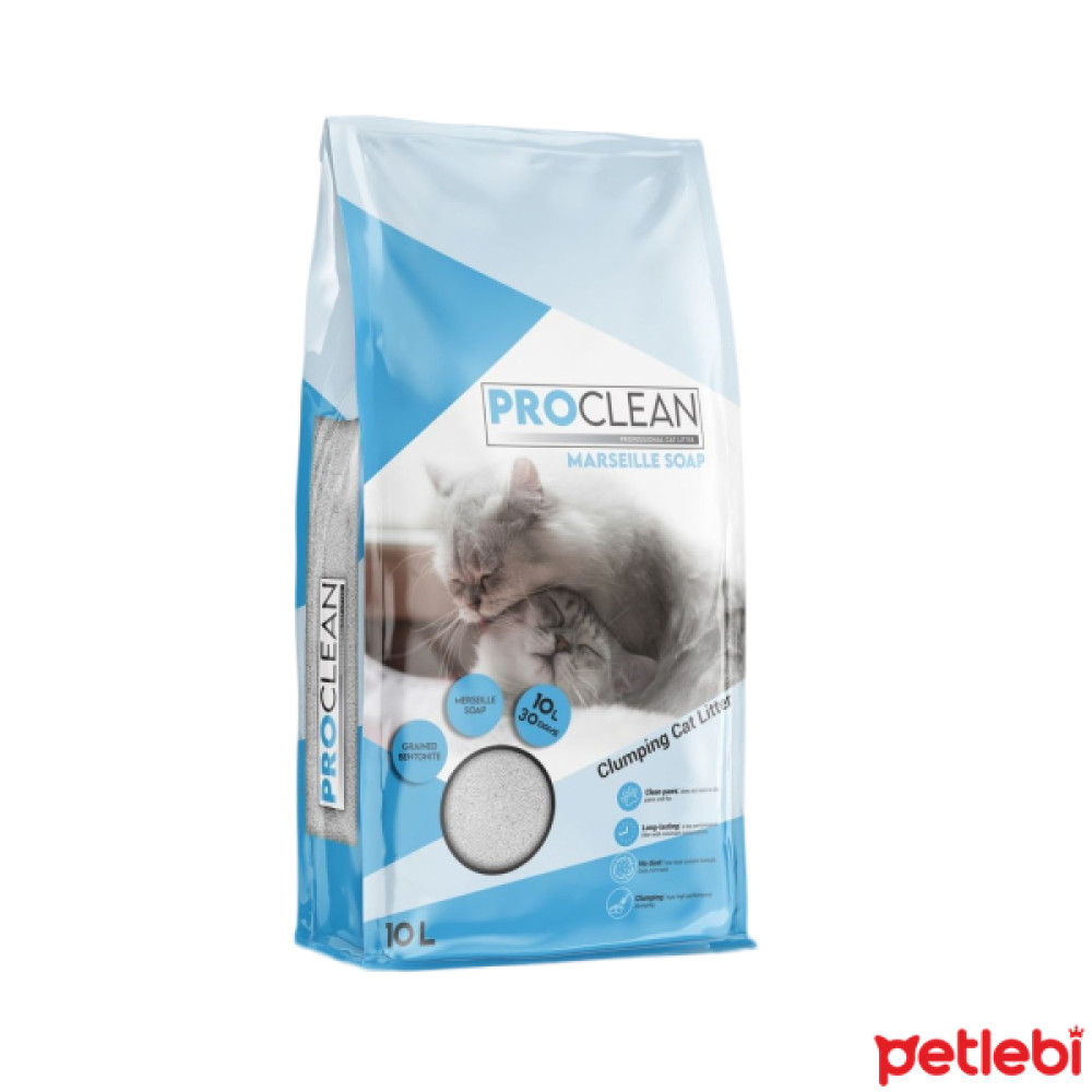 ProClean Kalın Taneli Marsilya Sabunlu Süper Topaklanan Kedi Kumu 10lt Evcil Hayvan Ürünleri Fiyatı