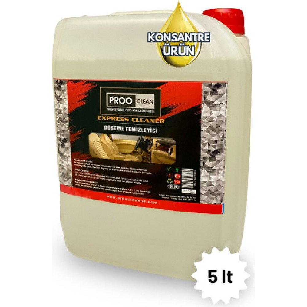 Proclean Oto Döşeme Temizleyici 5lt Oto Genel Temizlik Fiyatı