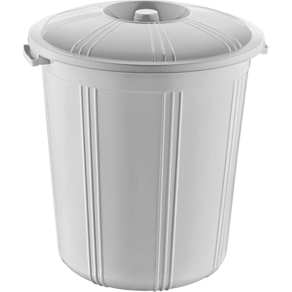 Procleaxin 2 Adet 70 Lt Kapaklı Yuvarlak Plastik Büyük Boy Çöp Kovası Su Et Kovası Gri Varil Eşya Saklama / Düzenleme Fiyatı