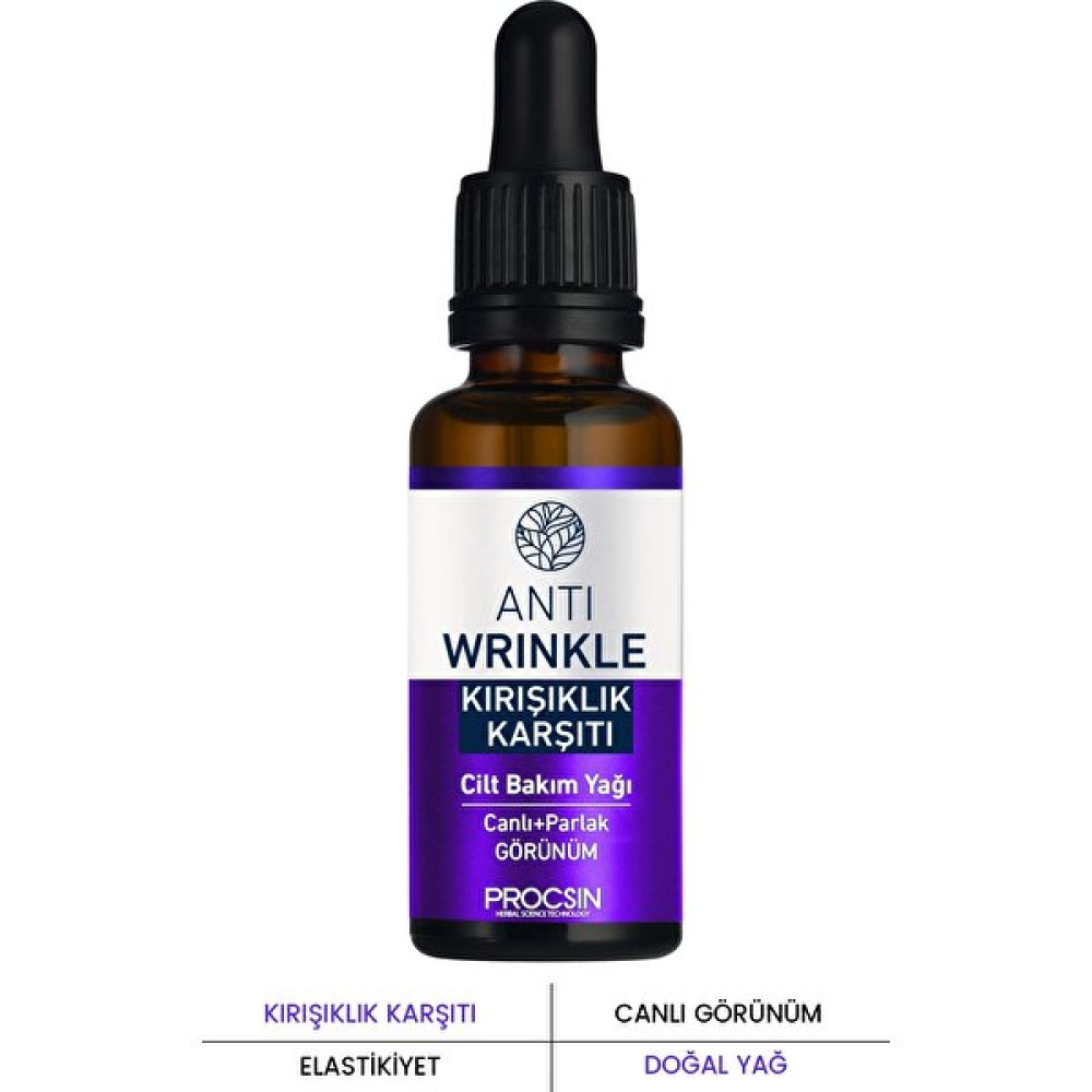 PROCSIN Anti-Wrinkle Cilt Bakım Yağı 20 ML Nemlendiriciler Fiyatı