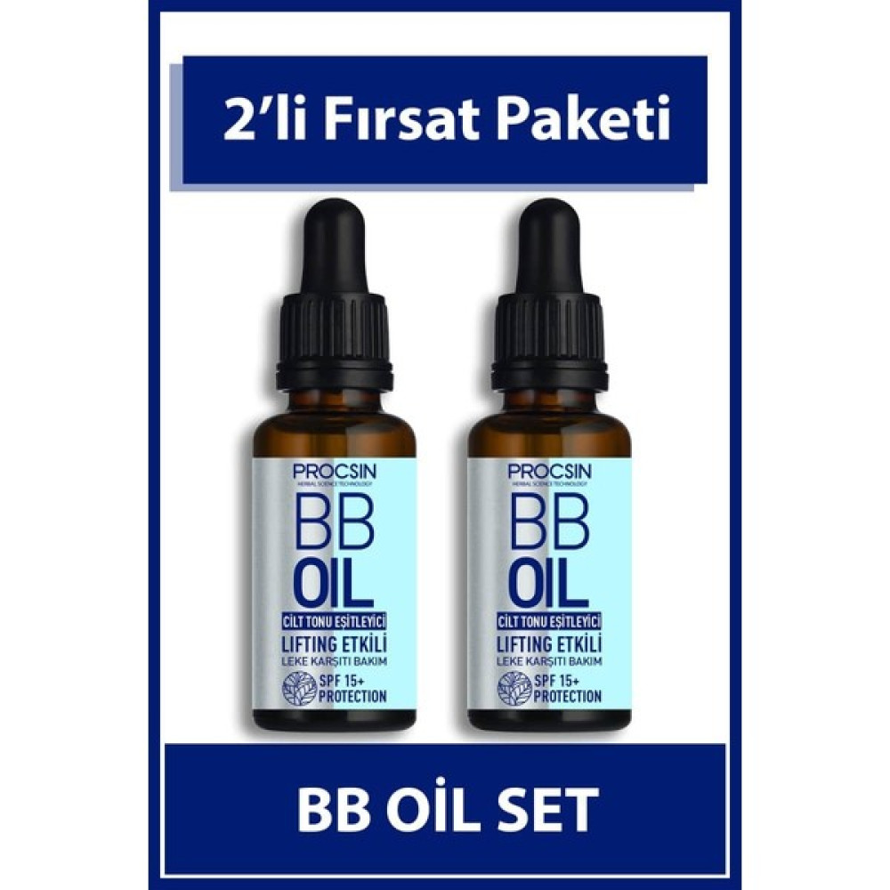 PROCSIN Bb Oil 20 ml 2'li Paket Anti-Aging / Yaşlanma Karşıtı Fiyatı