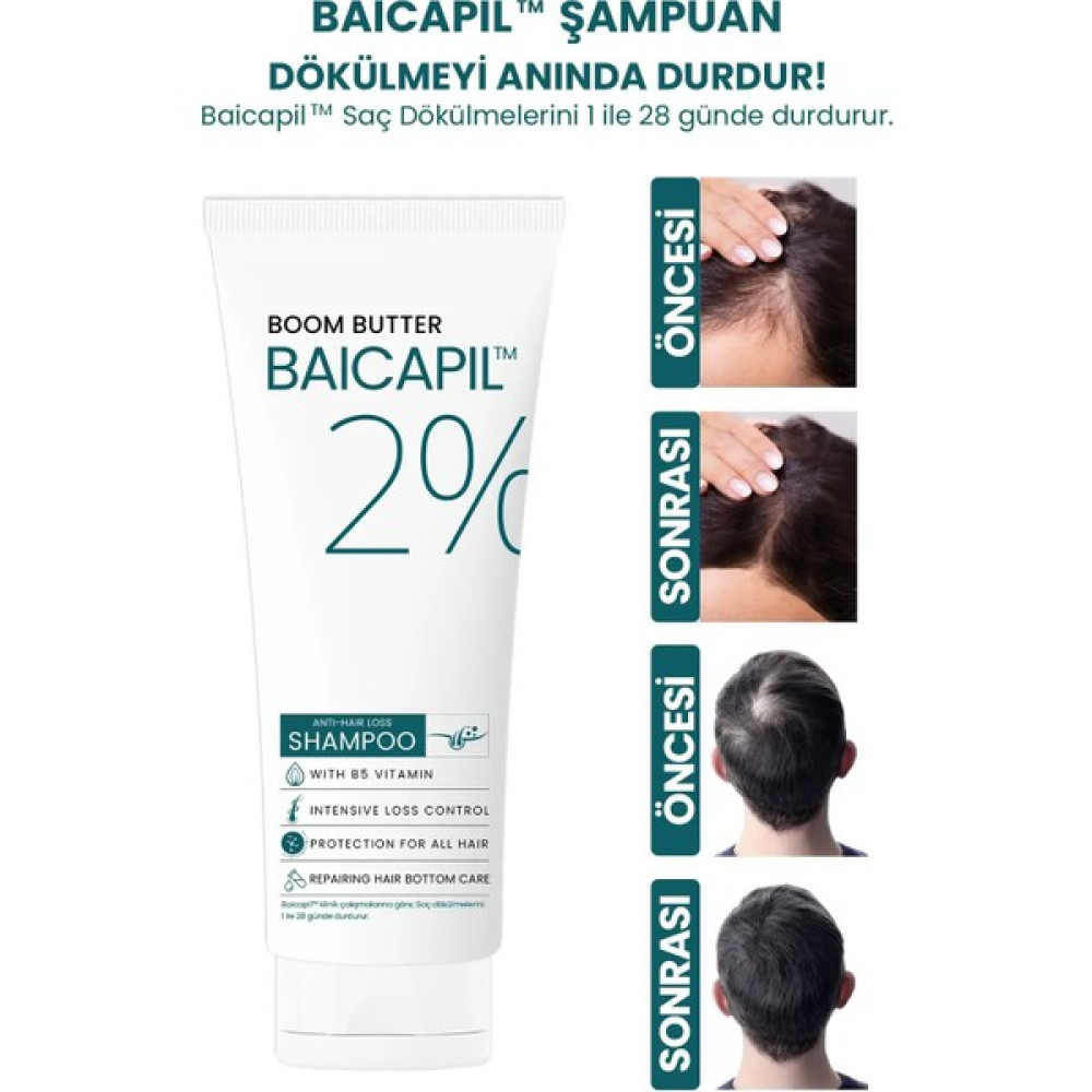 Procsin Boom Butter %2 Baicapil Dökülme Önleyici ve Onarım Şampuanı 250 ml Şampuan ve Saç Kremi Fiyatı