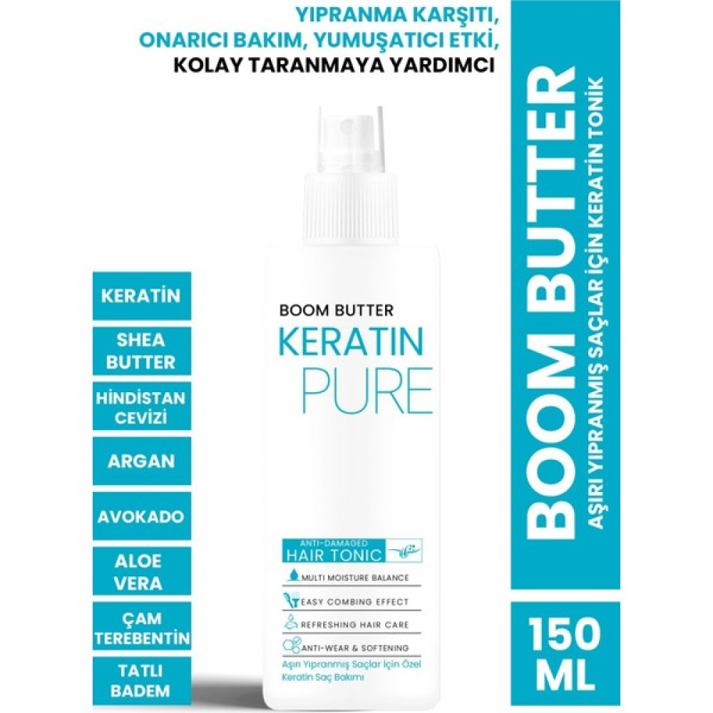 Procsin Boom Butter Aşırı Yıpranmış Saçlar Için Keratin Tonik 150ml Saç Şekillendirici Sprey Fiyatı