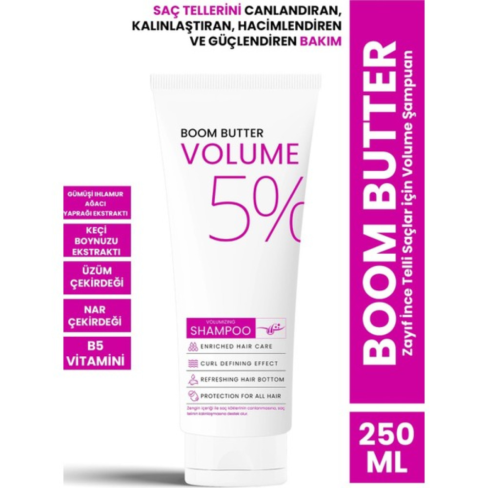 Procsin Boom Butter Zayıf İnce Telli Saçlar İçin Volume Şampuan 250 ml Şampuan ve Saç Kremi Fiyatı