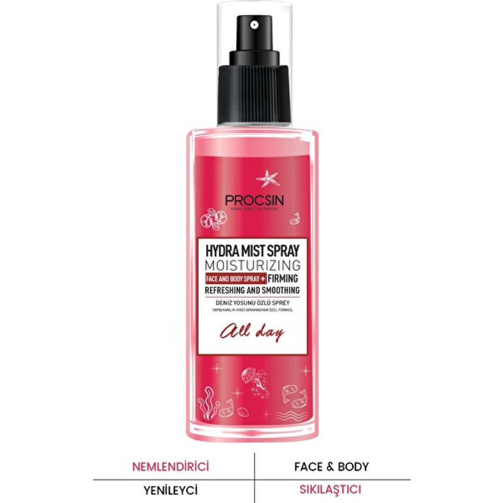 Procsin Butter Sıkılaştırıcı ve Nemlendirici Hydra Mist Spray 100 ML Nemlendiriciler Fiyatı