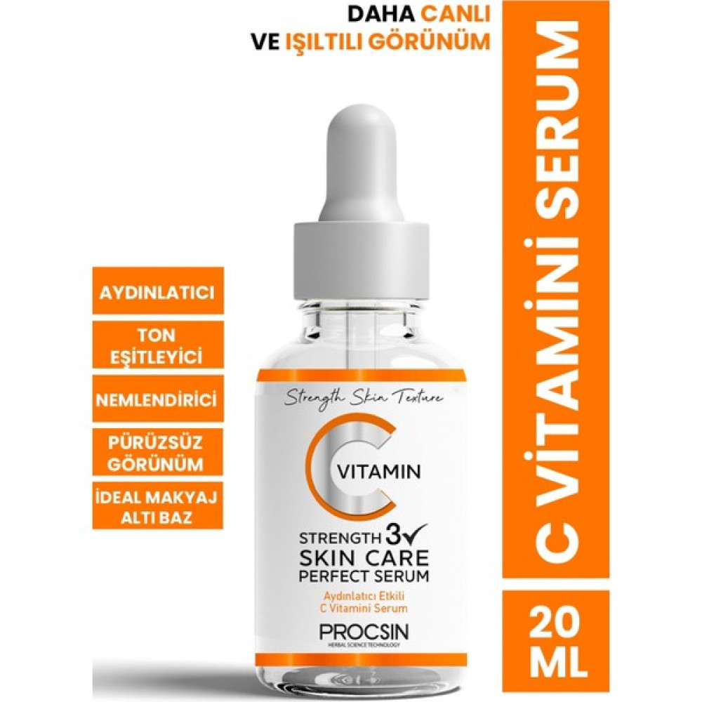 PROCSIN C Vitamini Aydınlatıcı ve Ton Eşitleyici Bakım Serumu 20ML Anti-Aging / Yaşlanma Karşıtı Fiyatı