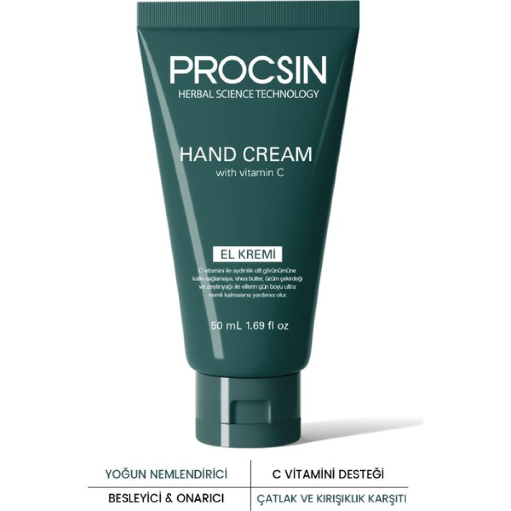 Procsın C Vitamini Yoğun Nemlendirici Onarıcı El Kremi 50 ml El Bakımı Fiyatı